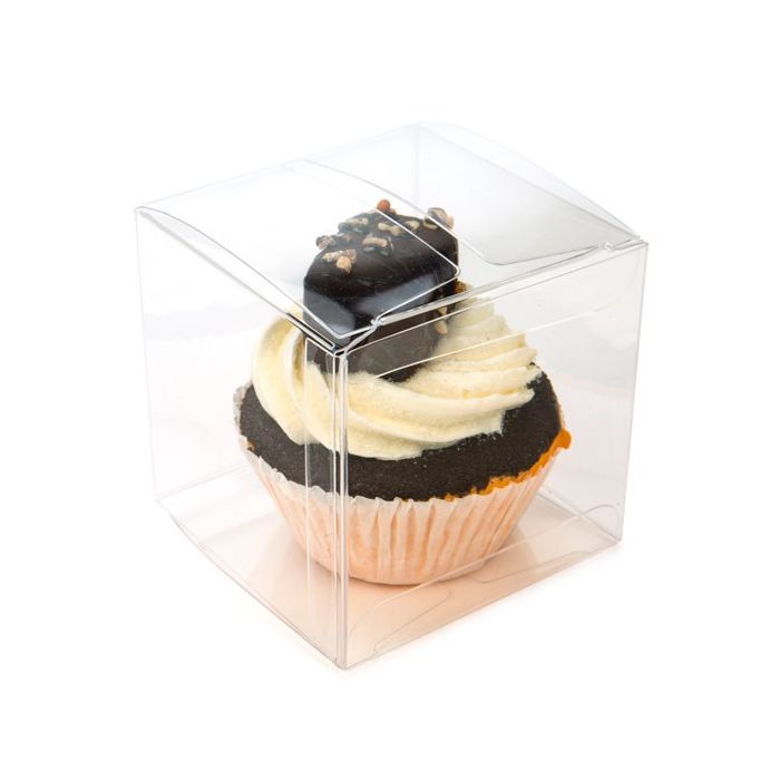 Clear cupcake box