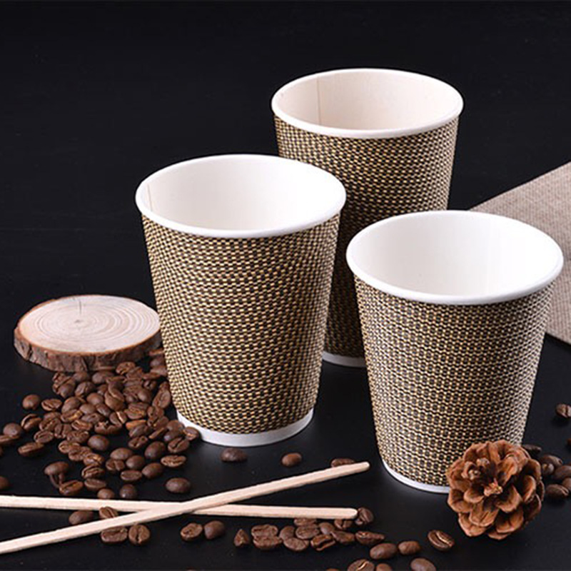 12 oz. Ripple Wall Paper Coffee Cups