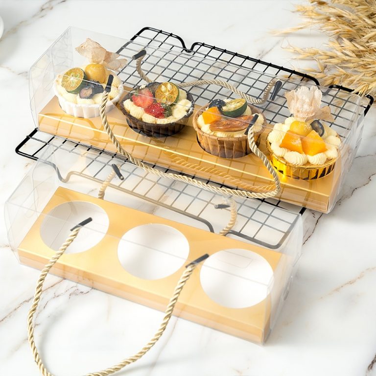 clear cupcake box,PET cupcake box,clear cupcake packaging Cake box