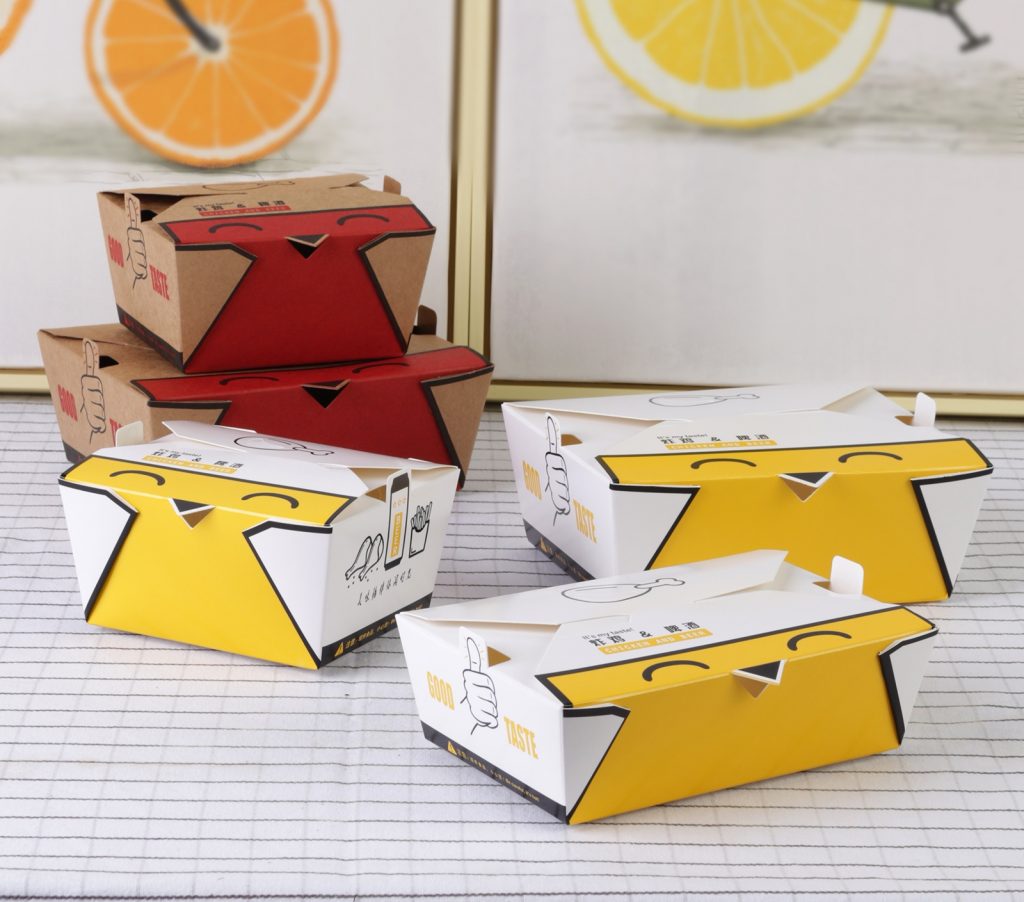 Paper take out container,take out box,take out packaging,takeaway box